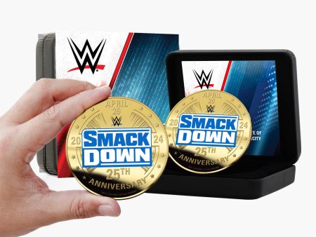 WWE Smackdown 25th Anniversary Super Size Gold Luxe Edition Hot on Sale