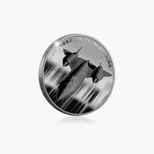 Lockheed SR-71 Blackbird 2025 60th Anniversary Silver Plated Coin Online