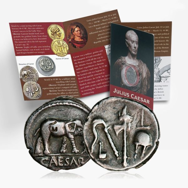 Caesar Denarius Reproduction Coin For Sale