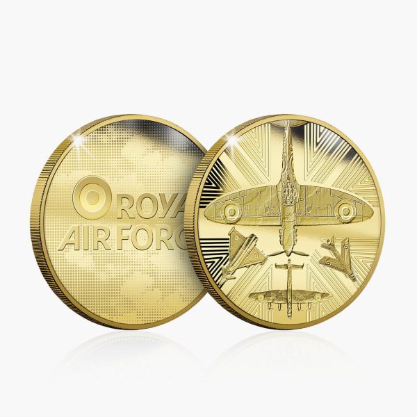 Official Royal Air Force Gold Plated Commemorative Online Hot Sale