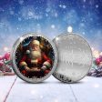 Santa Claus Christmas 2024 Silver Plated Medal Fashion