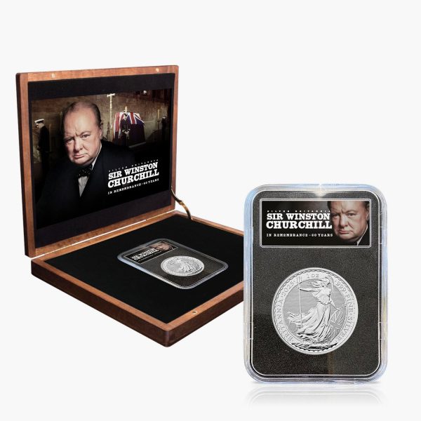 Sir Winston Churchill 60th Anniversary Silver Britannia Edition Online Sale