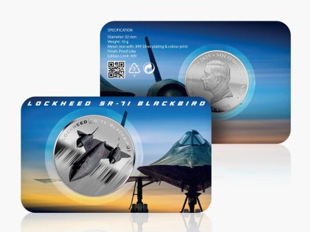 Lockheed SR-71 Blackbird 2025 60th Anniversary Silver Plated Coin Online