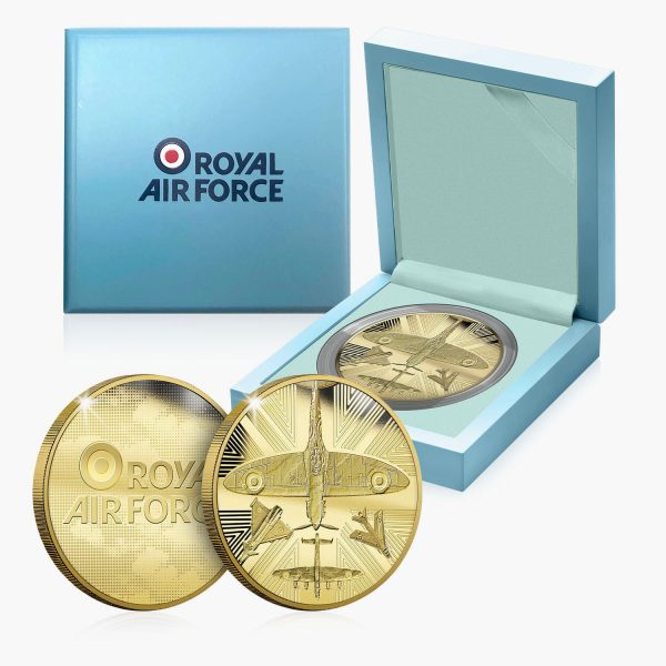 Official Royal Air Force Gold Plated Commemorative Online Hot Sale