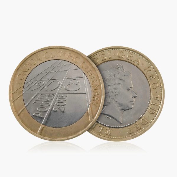 2008 Circulated London Olympic Centenary UK £2 Coin Sale