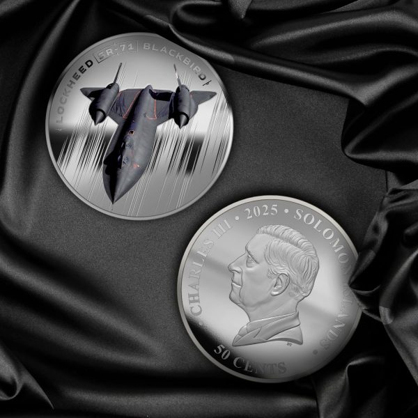 Lockheed SR-71 Blackbird 2025 60th Anniversary Silver Plated Coin Online