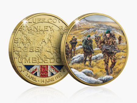 The Battle For Mount Kent Gold-Plated Commemorative Online Hot Sale