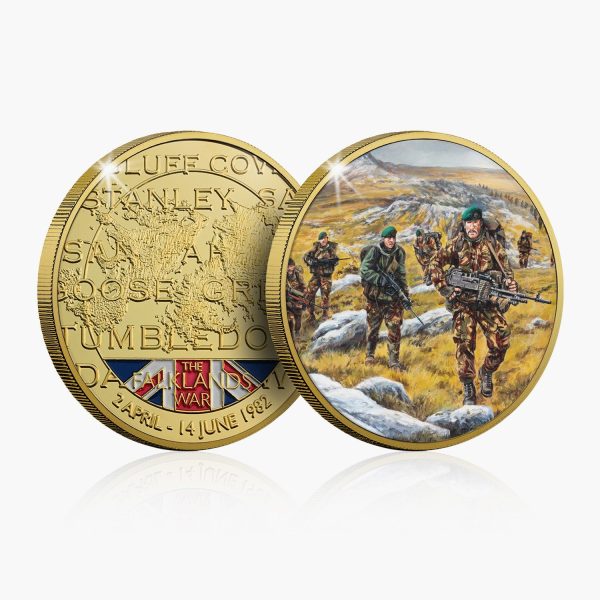 The Battle For Mount Kent Gold-Plated Commemorative Online Hot Sale