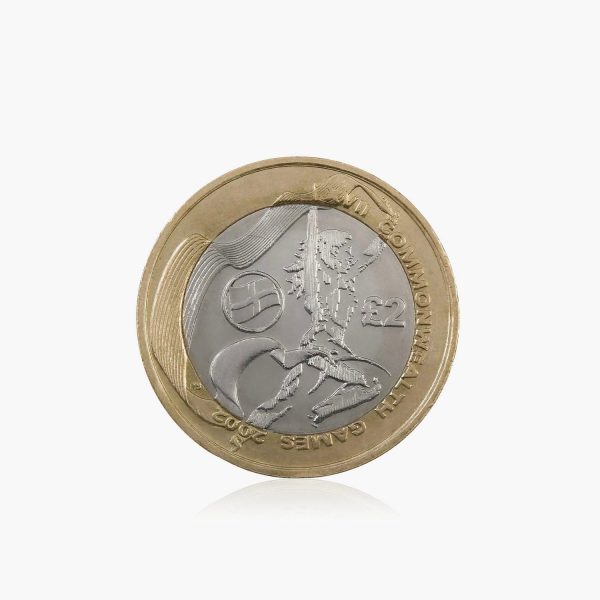 2002 Circulated Commonwealth Games - England UK £2 Coin Online Sale