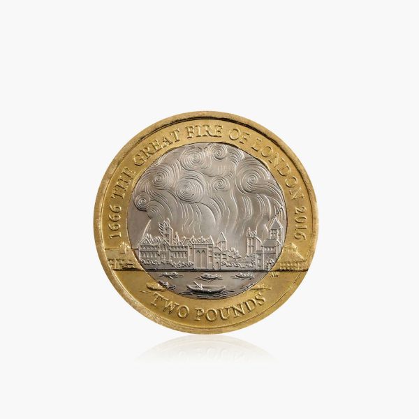 2016 Circulated Great Fire of London UK £2 Coin Online Sale