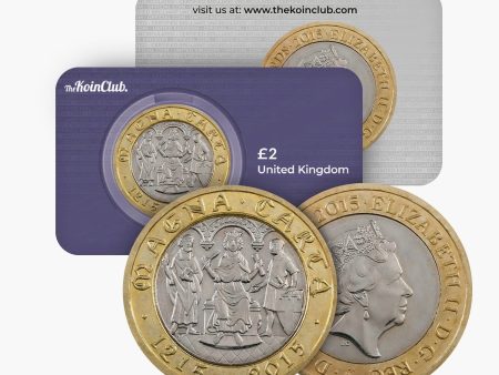 2015 Circulated Magna Carta UK £2 Coin Cheap