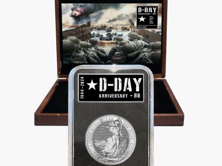 D-Day 80th Anniversary - Britannia 2024 1oz Solid Silver Coin Online now