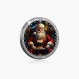 Santa Claus Christmas 2024 Silver Plated Medal Fashion