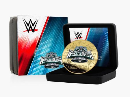 WWE Official WrestleMania 40 Super Size Gold Luxe Edition For Cheap