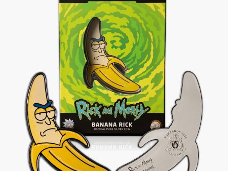 Rick and Morty - Banana Rick Solid Silver 1oz coin Discount