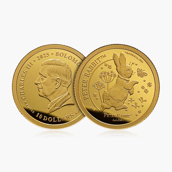 Whiskers and Tales Peter Rabbit 2025 Solid Gold Completer Coin Fashion