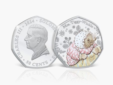 The 2024 World of Peter Rabbit Mrs Tiggy Winkle Coin on Sale