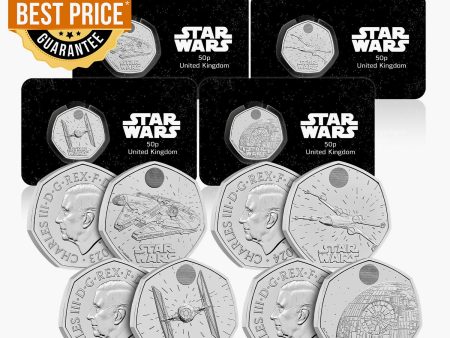 Star Wars Vehicles UK 50p Coin Set on Sale