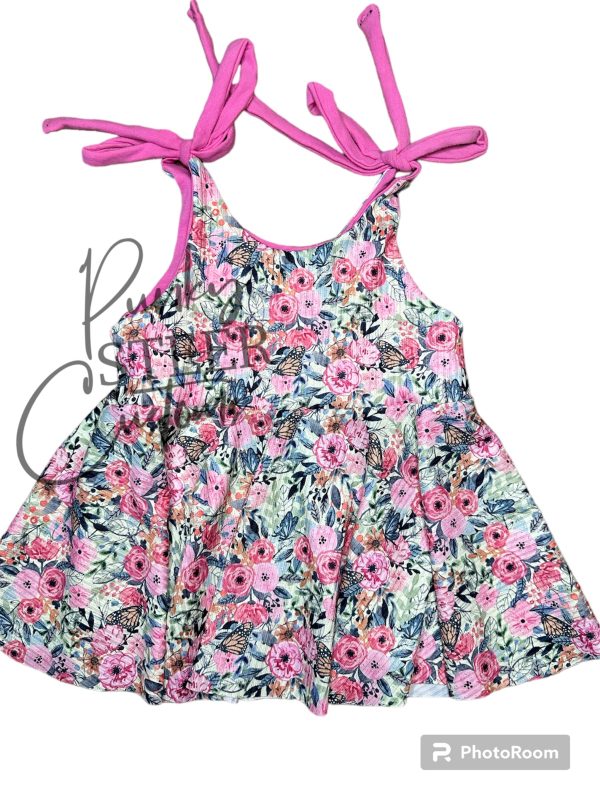 2t butterflies tie top peplum For Discount