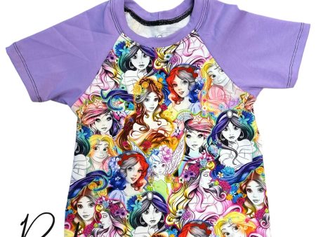 Princesses 3t raglan tee Online