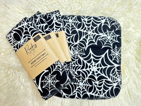 Reusable paper towels -  glow in the dark webs For Sale