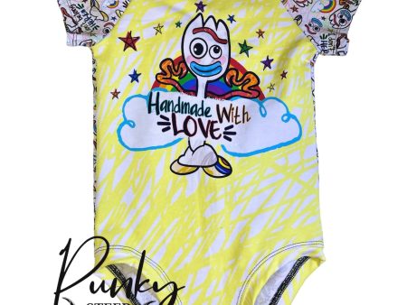 2t “handmade with love” forky bodysuit Discount