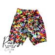 tie-dye mid thigh shorty shorts Sale