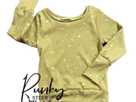 Fall long sleeve thermal tee 3t-6y For Cheap