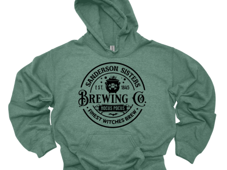 Sanderson Brewing Co - Heather green hoodie Online now