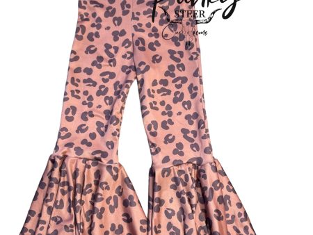 3t brown cheetah bell bottoms Supply