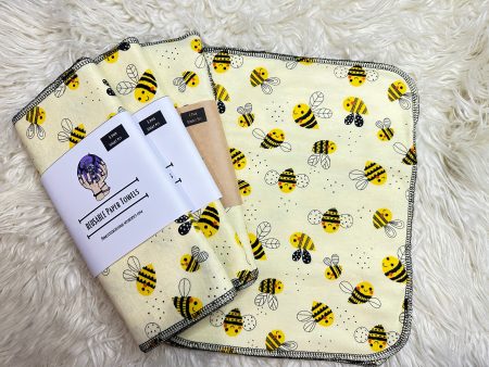 Reusable paper towels- bees Fashion