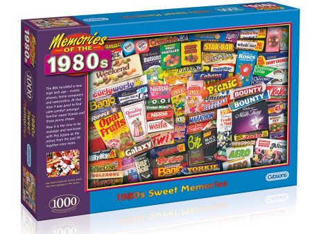 Puzzle - Gibsons - 1980s Sweet Memories (1000 Pieces) Hot on Sale