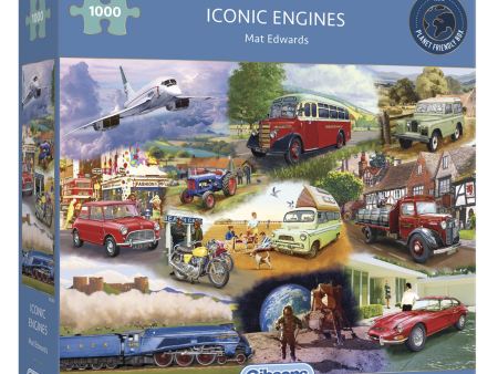 Puzzle - Gibsons - Iconic Engines (1000 Pieces) Cheap