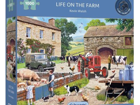 Puzzle - Gibsons - Life on the Farm (1000 Pieces) Hot on Sale