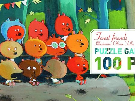 Puzzle - Djeco - Forest Friends (100 Pieces) Hot on Sale