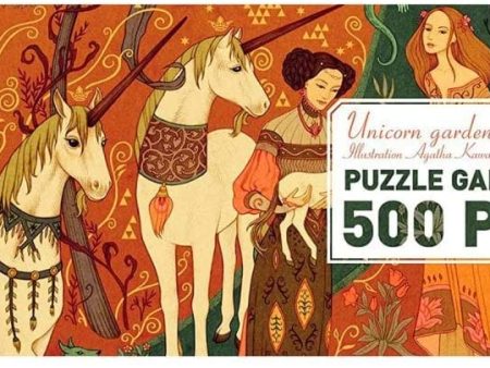 Puzzle - Djeco - Unicorn Garden (500 Pieces) on Sale