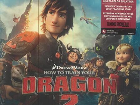 HOW TO TRAIN YOUR DRAGON 2 (ORIGINAL MOTION PICTURE SOUNDTRACK) [2LP RED SPLATTER VINYL] LIMITED EDITION [RSD 2023] Cheap